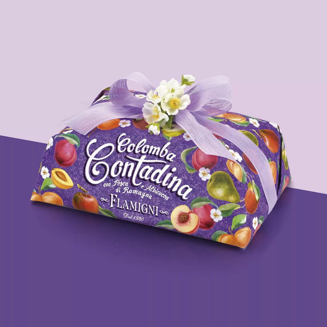 Flamigni Colomba Contadina con pesca e albicocca di Romagna 1Kg