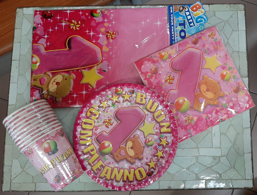 PARTY SET 1° COMPLEANNO ORSETTI