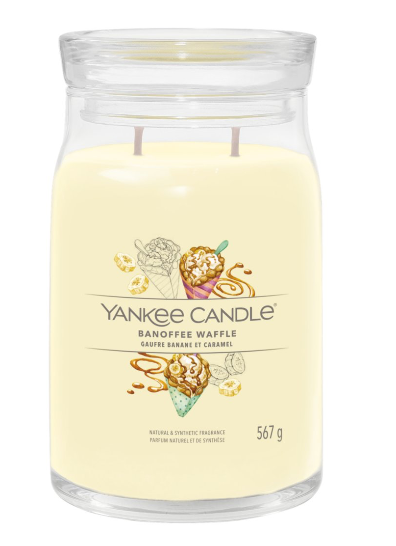 Yankee Candle candele signature Banoffee Waffle